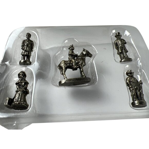 The Americana Pewter Collection Figurines Set - Picture 3 of 12